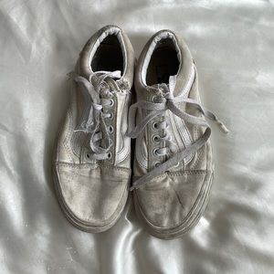 Old school white vans